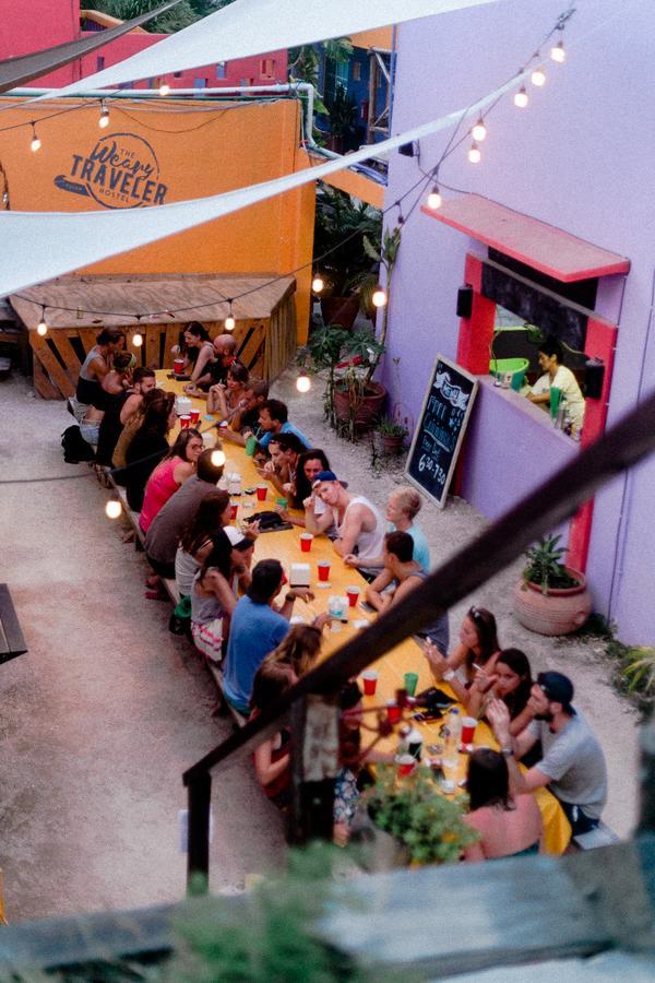 تولوم Weary Traveler Hostel المظهر الخارجي الصورة